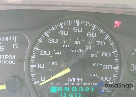 2000 Chevrolet Silverado 1500 from USA, damaged, VIN 1GCEC14W0YZ266496